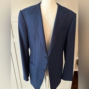 Ermenegildo Zegna men’s blue suit. Size 50 EU / 40 US regular, drop 8